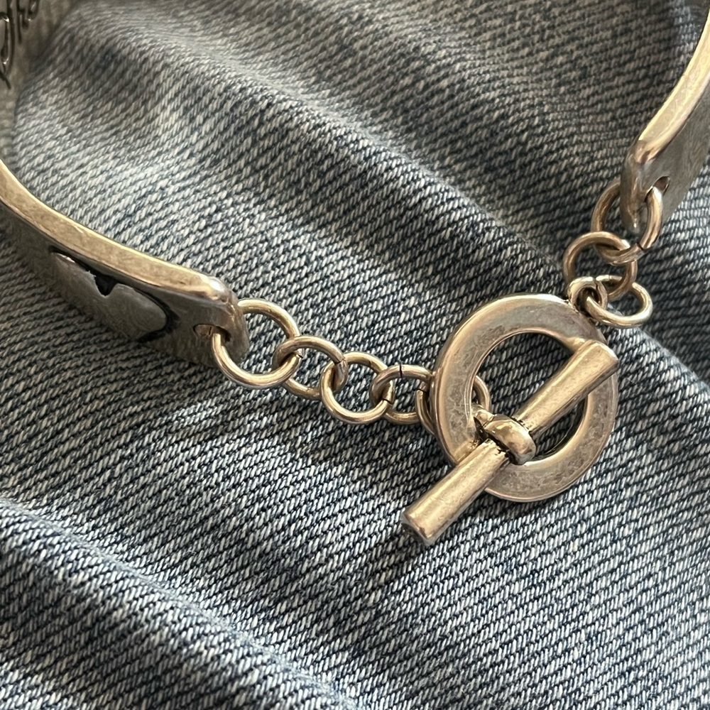 Premier Designs Silver Inspirational Bracelet - Picture 3 of 5